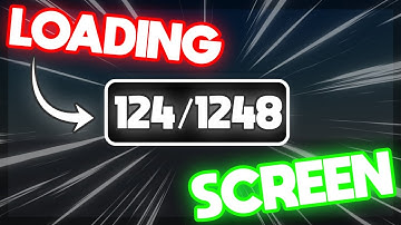 How to make a LOADING SCREEN in Roblox Studio!