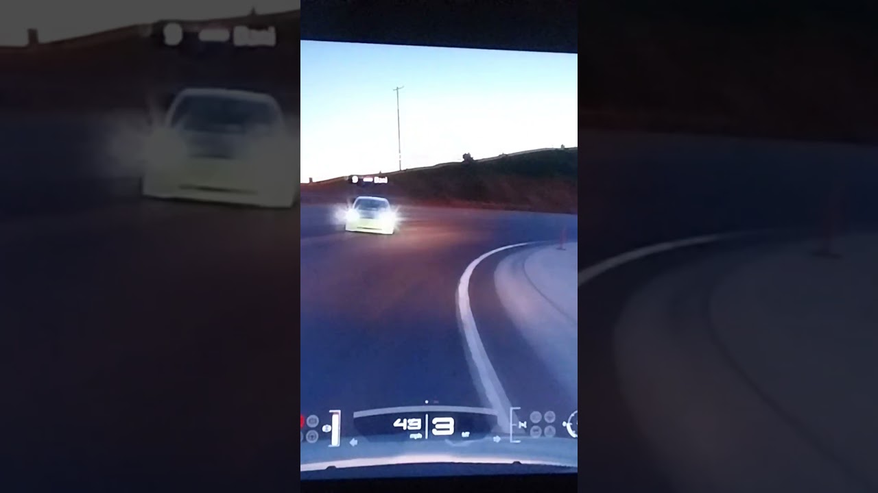 near miss in Abarth 500