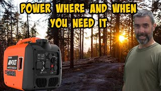 The AIVOLT 4300 Inverter Generator. Plenty of power and 1/4 the weight.