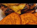 Lipton Onion Soup Mix Burgers 🍔 and Sweet Potato Fries 🍠
