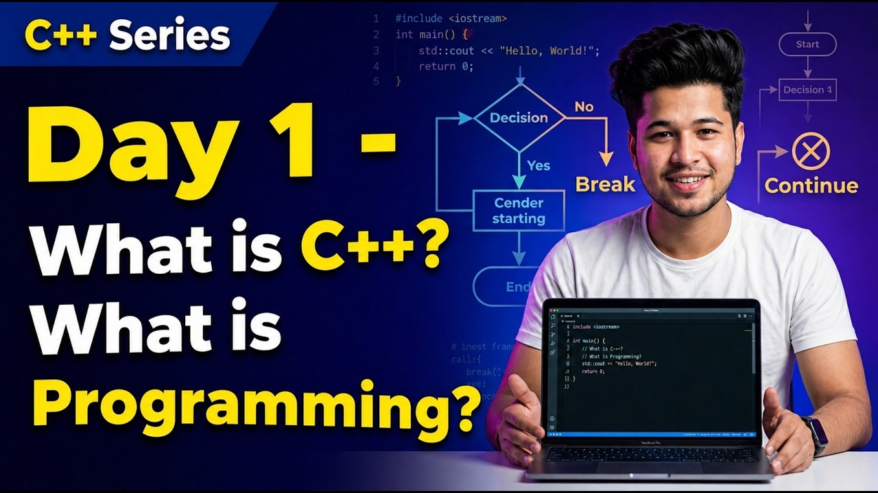Introduction to Programming | what is C++ | Day1 - YouTube