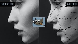 How to Add Cracks to a Photo in Gimp