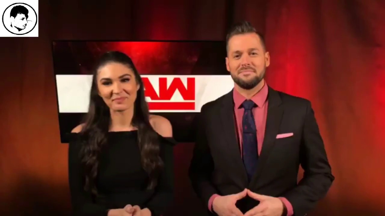 WWE Raw 29th January 2018 Mike Rome and Cathy Kelley Live From Backstage