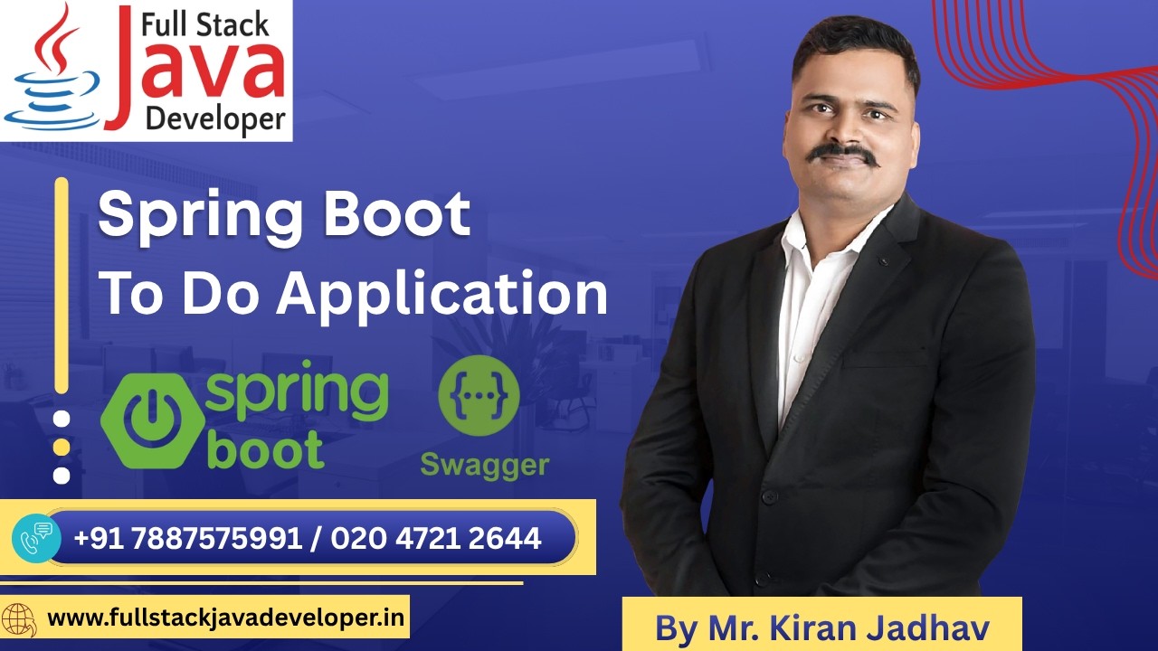 Spring Boot To Do Application | JDK 25 | Spring Boot 4 | By Mr. Kiran ...