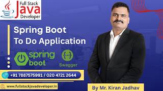 Spring Boot To Do Application | JDK 25 | Spring Boot 4 | By Mr. Kiran Jadhav