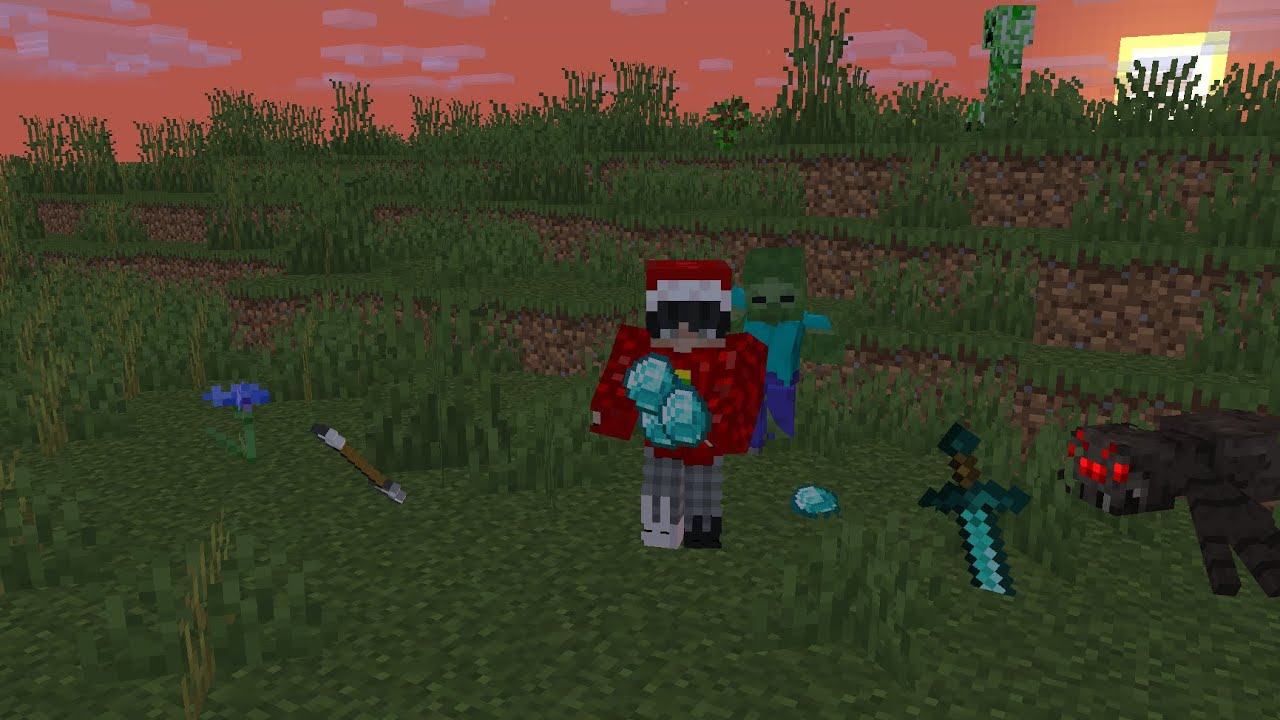 Я ДОБЫЛ КУЧУ АЛМАЗОВ И УБЕГАЮ С НИМИ!?Выживание в майнкрафт.