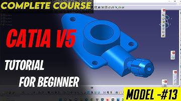 CATIA V5 TUTORIALS FOR BEGINNERS [COMPLETE COURSE] ll CATIA PRACTICE MODEL 13II AUTOMOTIVE DESIGN