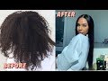 SUPER Intense KERATIN Treatment to Straighten my Natural Hair