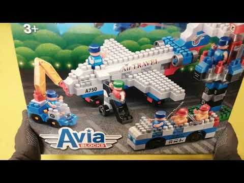 Конструктор Bauer Avia набор пассажирский лайнер 104876 750 Конструктор Bauer Avia набор пассажирский лайнер 104876 750