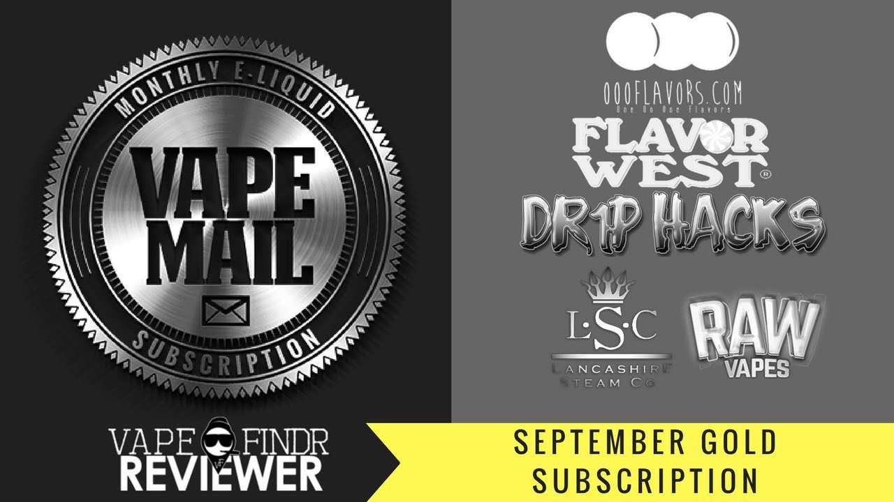 Vape-Mail September Gold Subscription