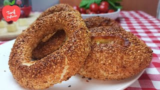 Yapimi Kolay Gevrek Si̇mi̇t Susamlı Simit Nasıl Yapılır? Evde Kaşarlı Simit Poğaça Tarifi