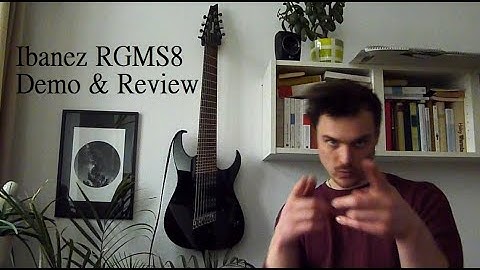 Ibanez RGMS 8 Sound Demo and Review /8 String / Multiscale