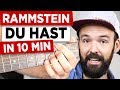 Rammstein  - Du hast - Das Riff in 10 Minuten - EINFACH & auf Deutsch