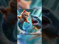 Can the mermaid-kitten save the girl from the shark? 🐈🦈 #cat #kitten #cute #shorts #story #cutecat