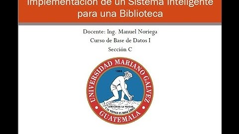 Proyecot Final Base de Datos I   Biblioteca Inteligente