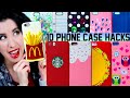 10 DIY Phone Case Life Hacks! | Clever Ways To Spice Up Your Plain iPhone Case!