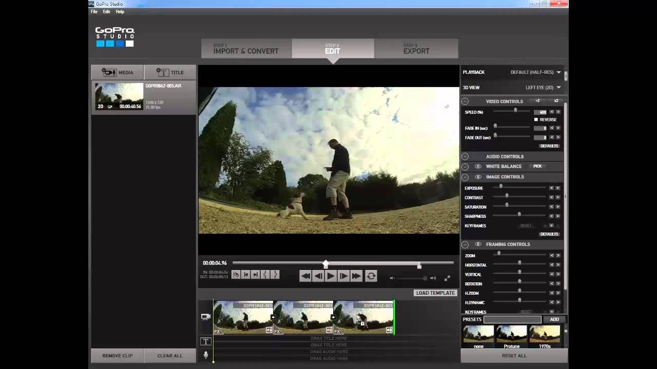 Gopro Studio 2.0 tutorial francais integre les sequences dans la vidéo