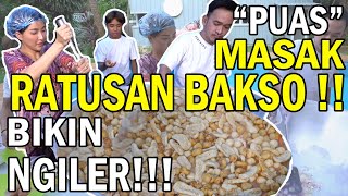 The Onsu Masak - Puluhan Bungkus Bensu Bakso di Masak Bunda Sarwendah, Onyo Gak Sabar Sampai Kecebur