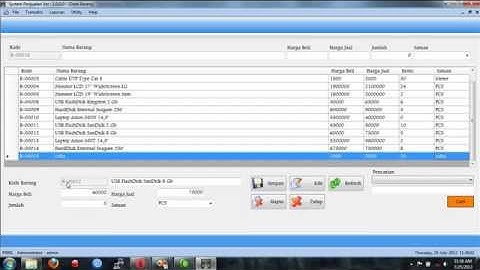 Demo Aplikasi Penjualan dengan VB.NET 2008+SQL