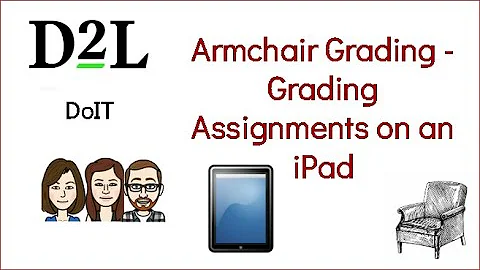 Armchair Grading:  Grading Assignments on an iPad in Brightspace