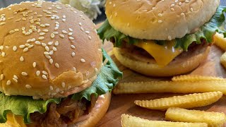 Zinger Burger | Crispy Zinger Burger | How to Make Zinger Burger | #homemade #burger