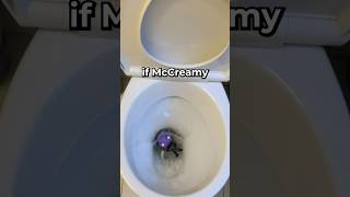 I flushed McCreamy down the toilet 🤭🤫