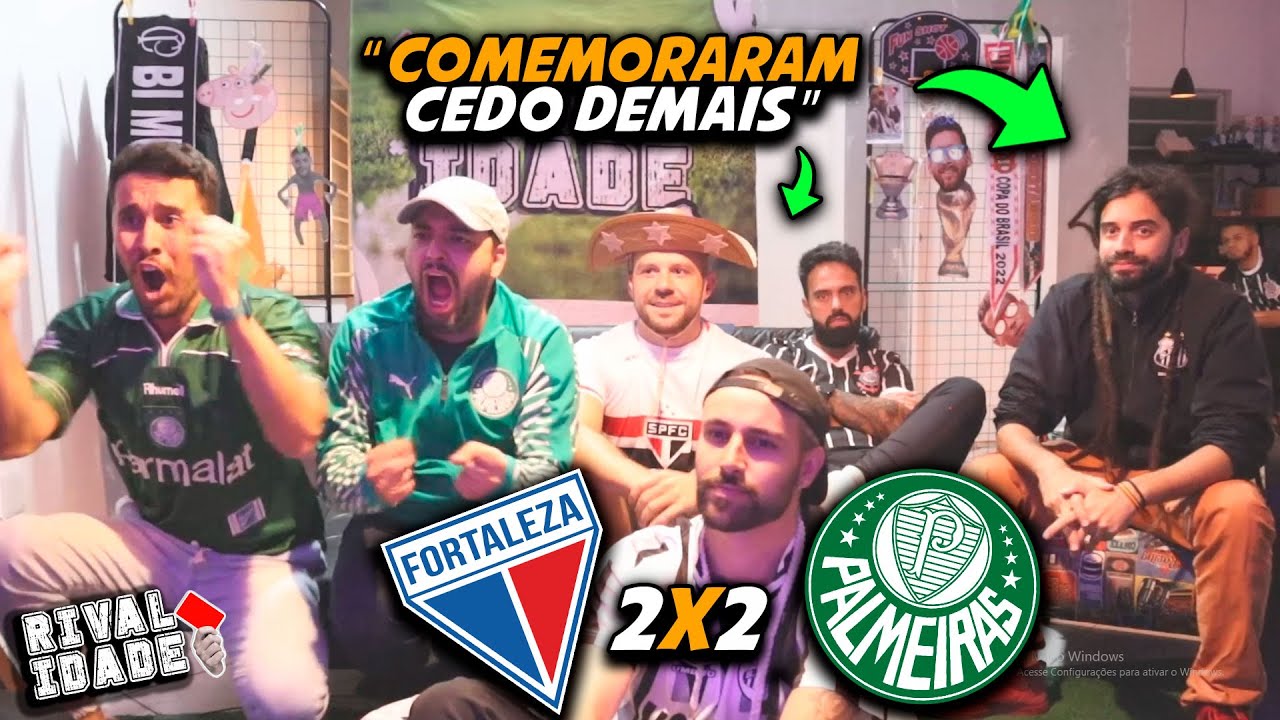 React Fortaleza 2x2 Palmeiras | Melhores momentos | Gols | Brasileirão
