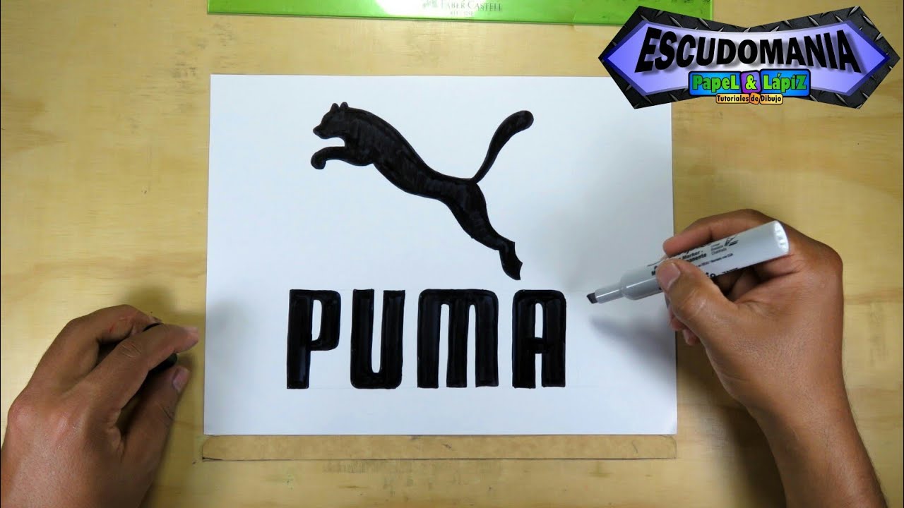 Cómo dibujar el logo de Puma - YouTube