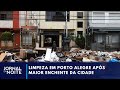 Comerciantes começam limpeza e contabilizam prejuízo no RS | Jornal da Noite