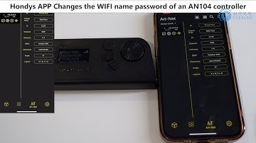 Hondys APP Changes the WIFI name password of an AN104 controller