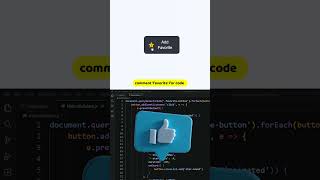 Animated Favorite Button ❤️ | CSS &amp; JavaScript Micro Interaction Tutorial #shortsreels