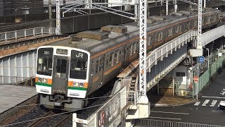 【4K】JR中央本線　普通列車211系電車　ｼﾝK12編成