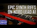 Ten badly played synth hits on Nord Lead A1