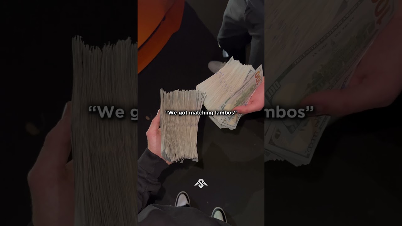 We got matching Lambos! 