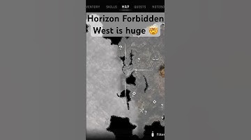 28 hours in, only 20% of map explored | Horizon Forbidden West
