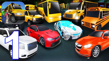 School Bus Simulator Game 3D Gameplay Walkthrough Part 1 (IOS/Android)