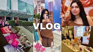 FUI PARA BEAUTY FAIR SOZINHA, MUITOS BRINDES, ORGANIZANDO A PENTEADEIRA, MOSTREI TUDO! 🛍️✨