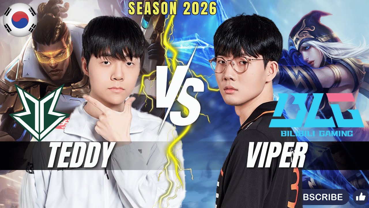BRO Teddy vs BLG Viper - Teddy LUCIAN vs Viper ASHE ADC - Patch 26.1 KR Ranked | lolrec