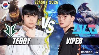 BRO Teddy vs BLG Viper - Teddy LUCIAN vs Viper ASHE ADC - Patch 26.1 KR Ranked | lolrec