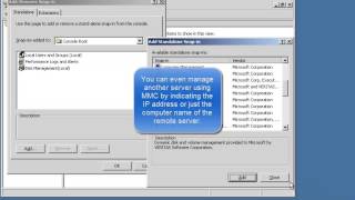 Microsoft Management Console (Windows Server 2003)