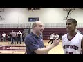 02-25-17: Cam Wiley, Swarthmore Garnet MBB
