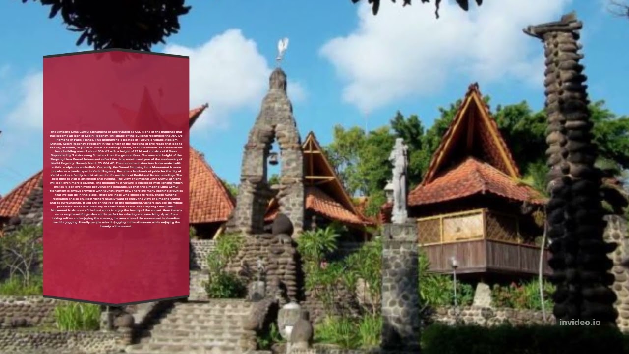 Simpang Lima Gumul Monument, a Magnificent Building Landmark of Kediri City - East Java, Indonesia