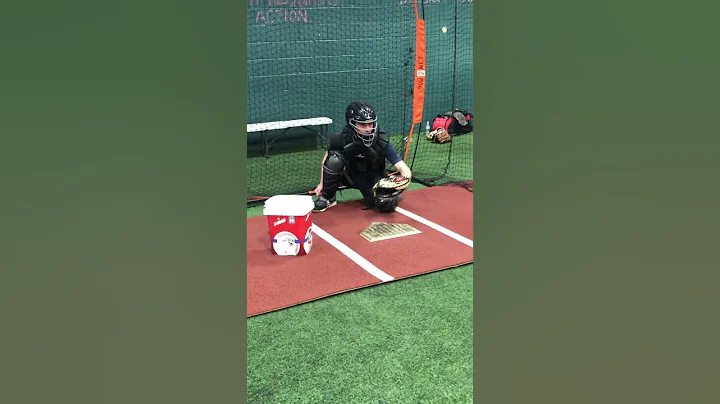 Jack Stoops 2021 Receiving Practice Jan. 18, 2020.