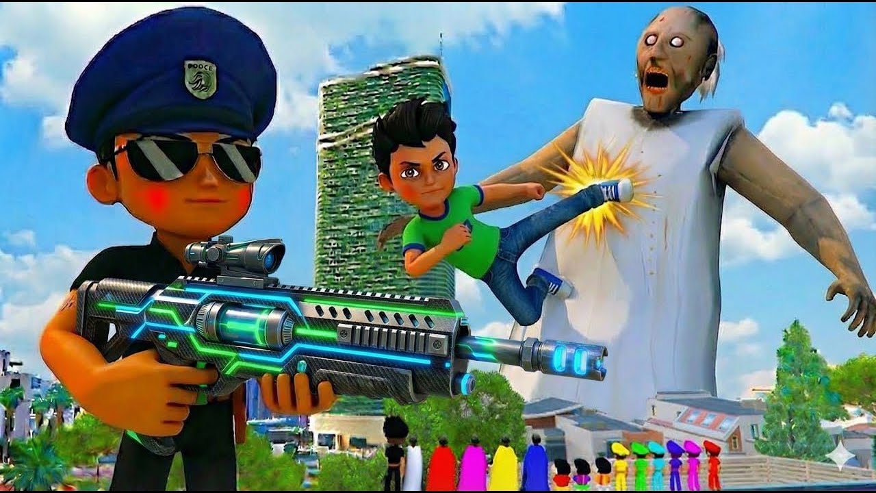 😱LITTLE SINGHAM SEGREAT ATTACK ON GRANNY KAAL😱 IN GTA5 EP2