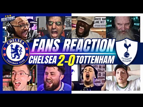 CHELSEA &amp; SPURS FANS REACTION TO CHELSEA 2-0 TOTTENHAM | PREMIER LEAGUE