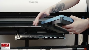 Canon imagePROGRAF TM 305 Tutorial   4  Project Catcher and Maintenance Tank