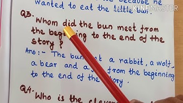 class v English The little Round Bun III-LESSON II