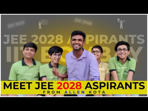 Meet JEE 2028 Aspirants from Allen Kota 😱| Future AIR 1 in JEE advanced 2028 🔥