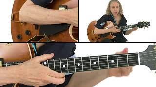 🎸Jazz Guitar Lesson - Basic Charleston Rhythm: Demonstration - Mimi Fox