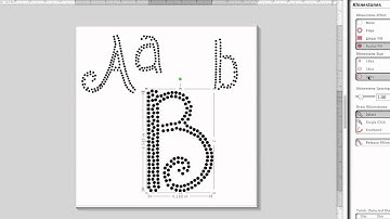 Rhinestone a Font Silhouette Cameo Tutorial